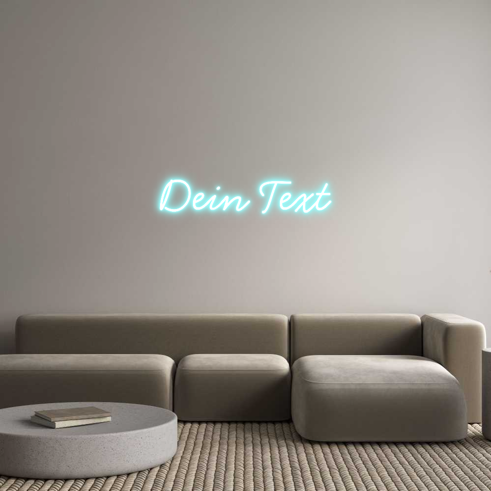 Individuelles Neon: Dein Text