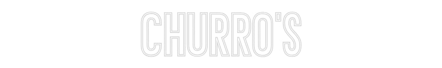 Individuelles Neon: Churro's