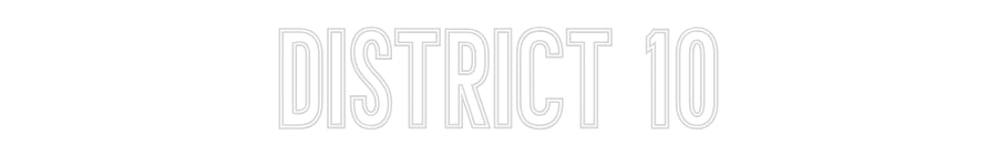 Individuelles Neon: District 10