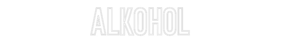 Individuelles Neon: Alkohol