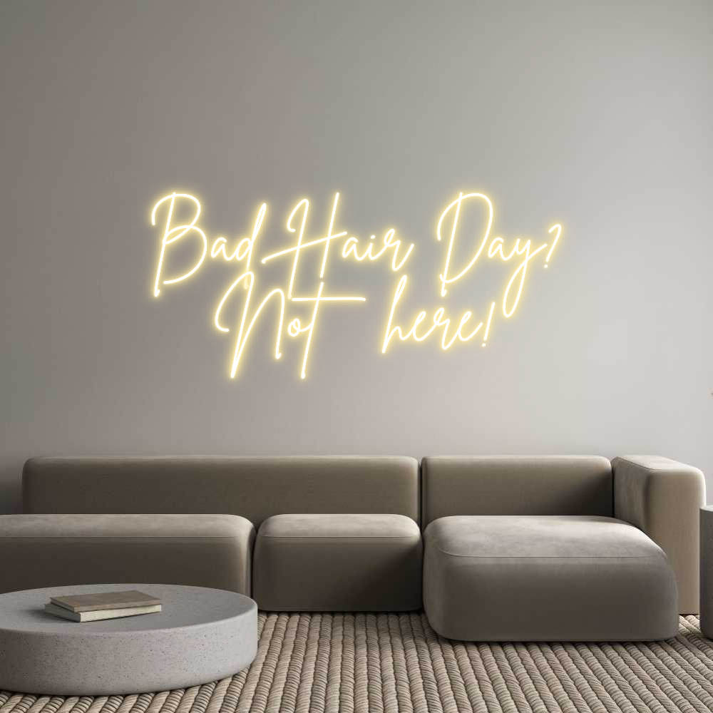 Individuelles Neon: Bad Hair Day?...