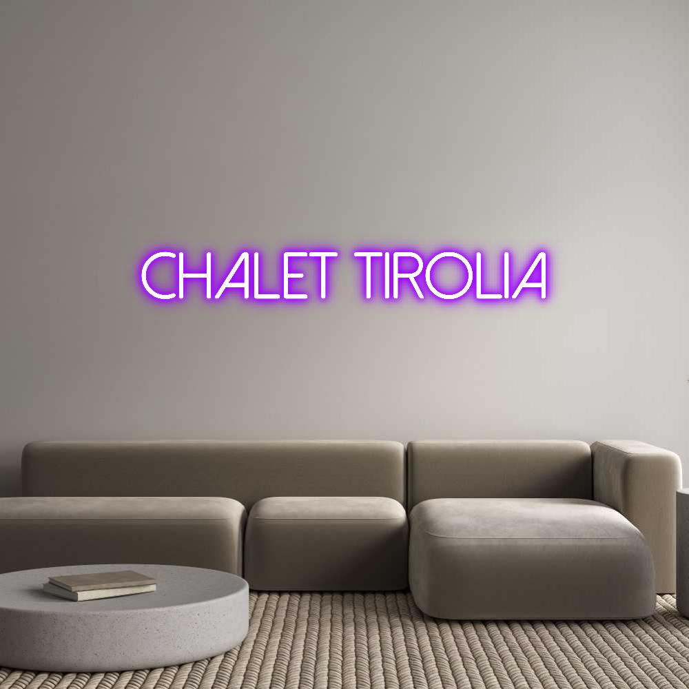 Individuelles Neon: Chalet Tirolia