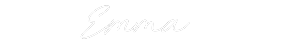 Individuelles Neon: Emma