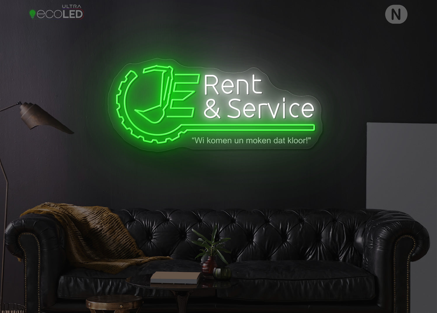 Individuelles Neonschild