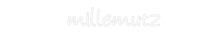 Individuelles Neon: millemutz