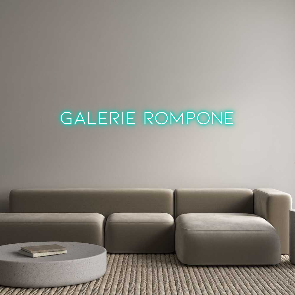 Individuelles Neon: Galerie Rompone