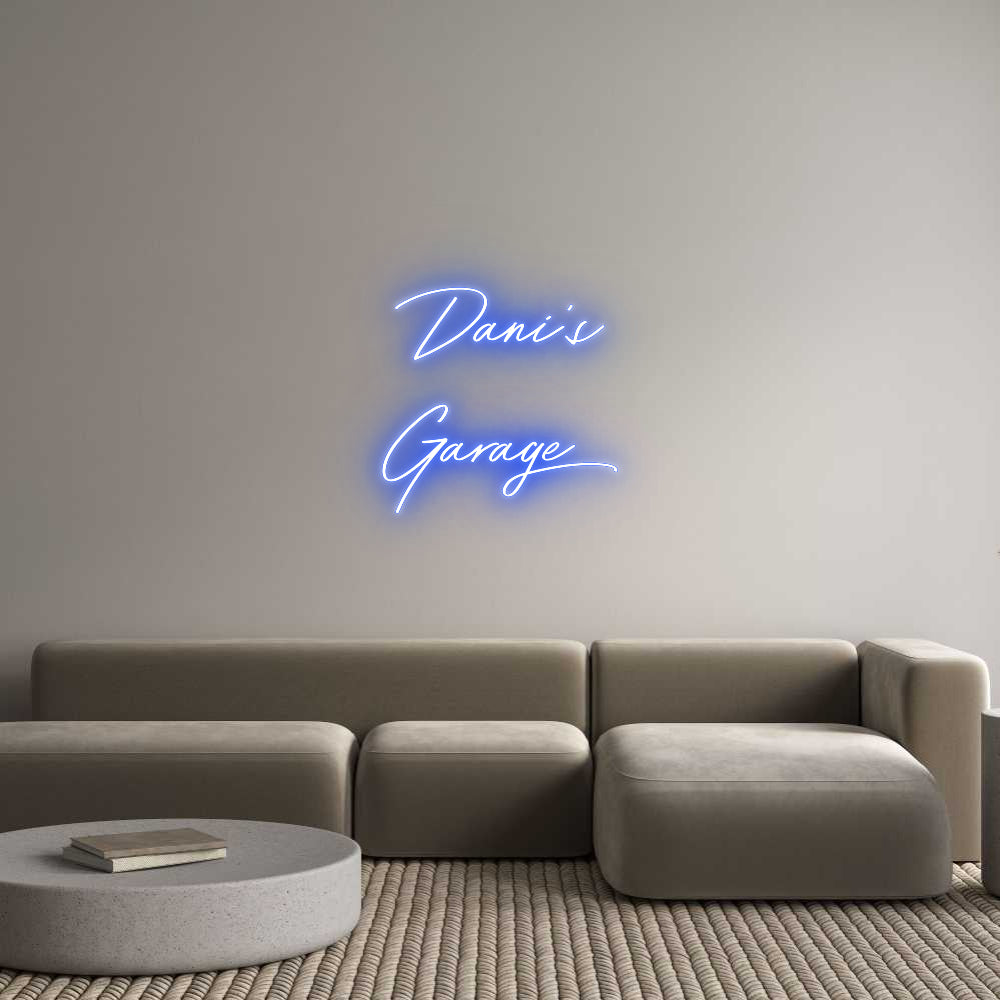 Individuelles Neon: Dani's
Garage