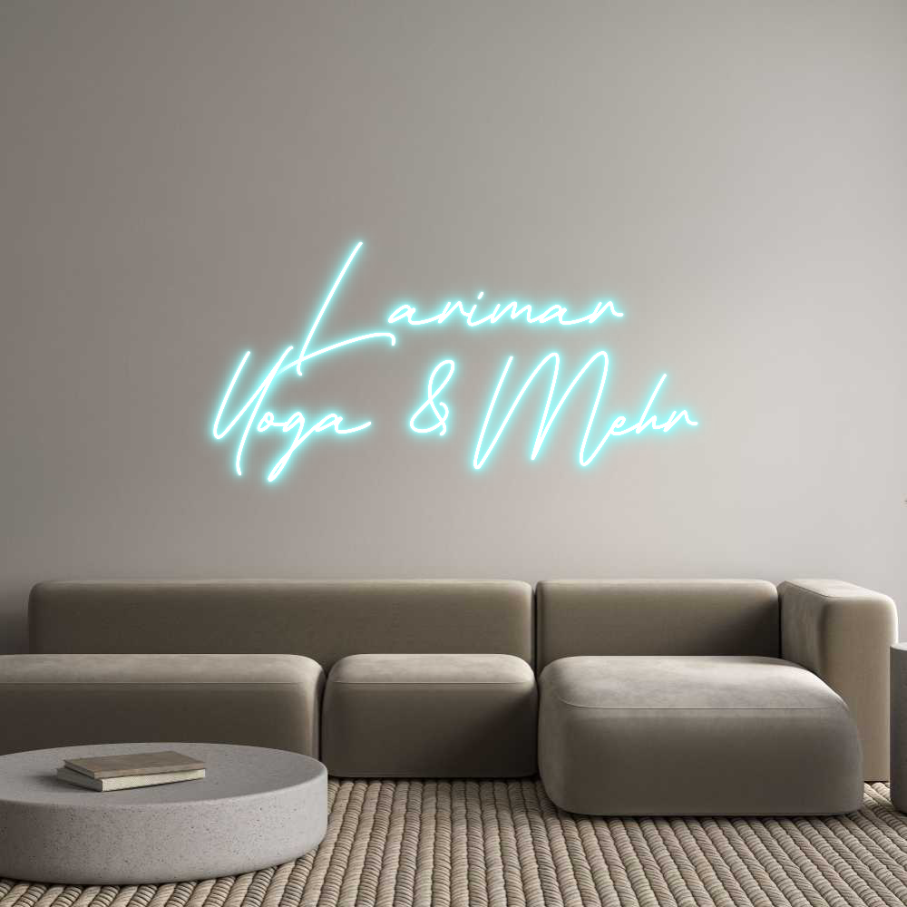 Individuelles Neon: Larimar
...