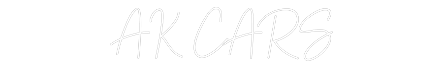 Individuelles Neon: AK CARS