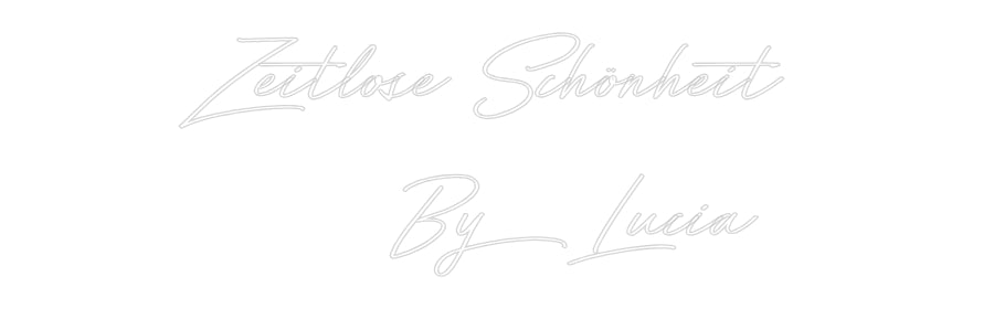 Individuelles Neon: Zeitlose Schö...