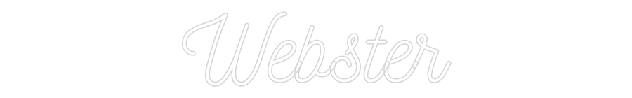 Individuelles Neon: Webster