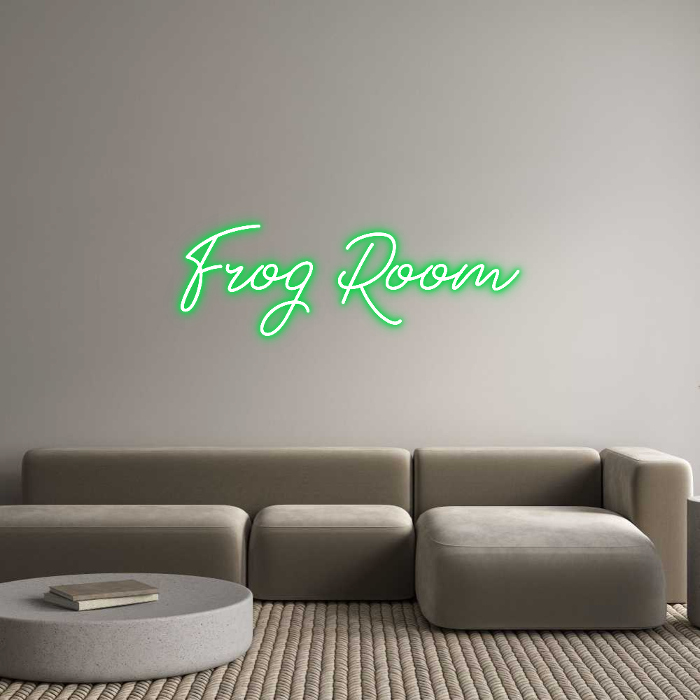 Individuelles Neon: Frog Room