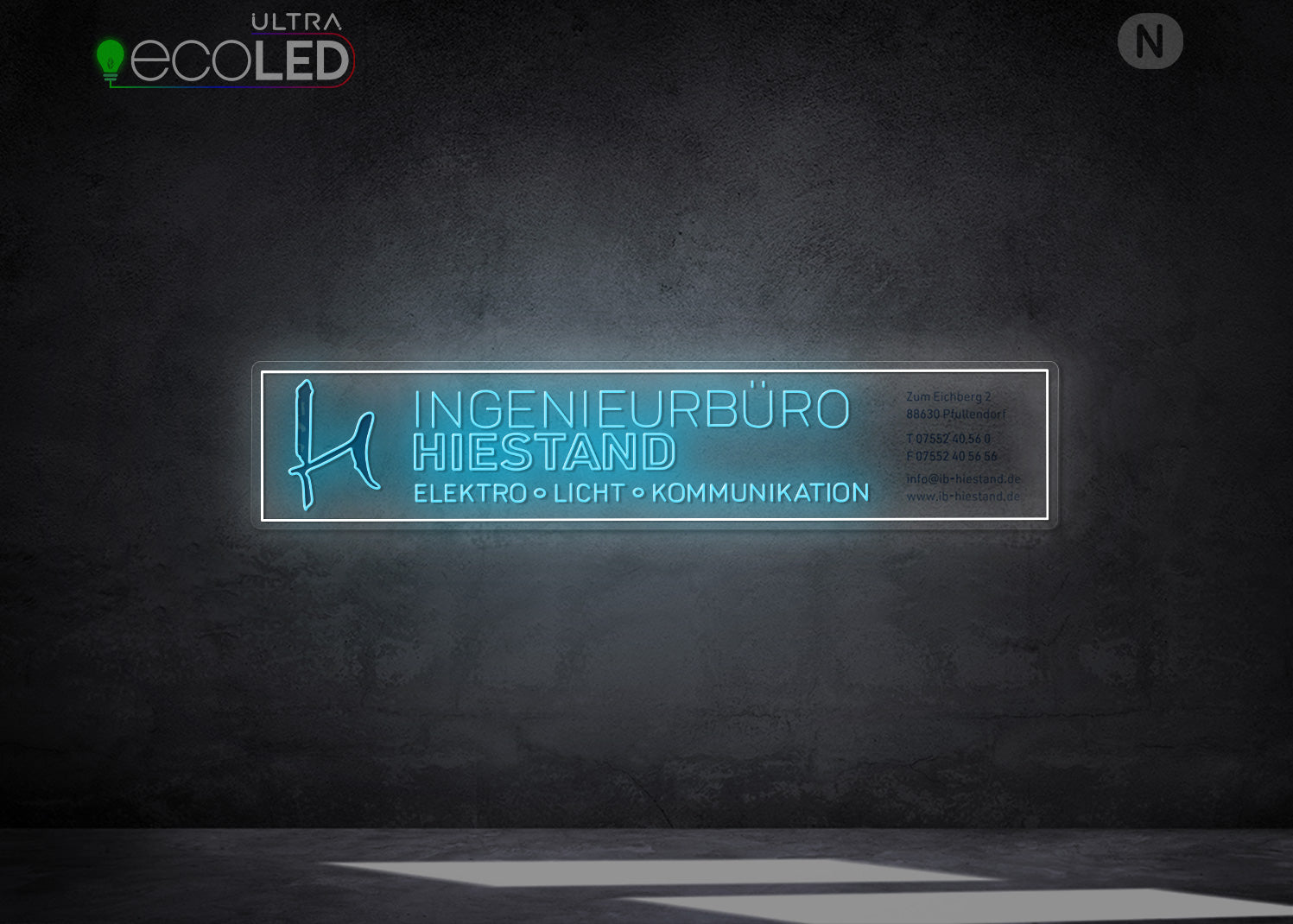 Individuelles Neonschild