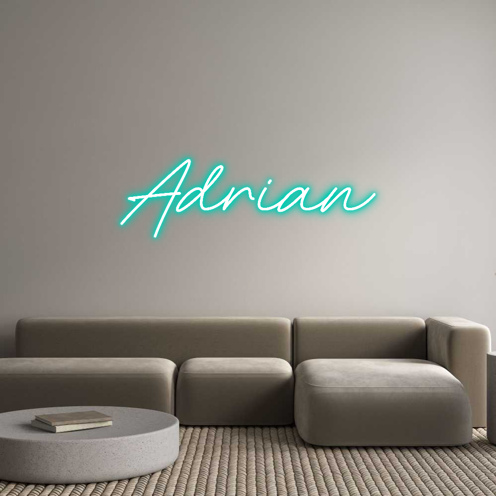 Individuelles Neon: Adrian