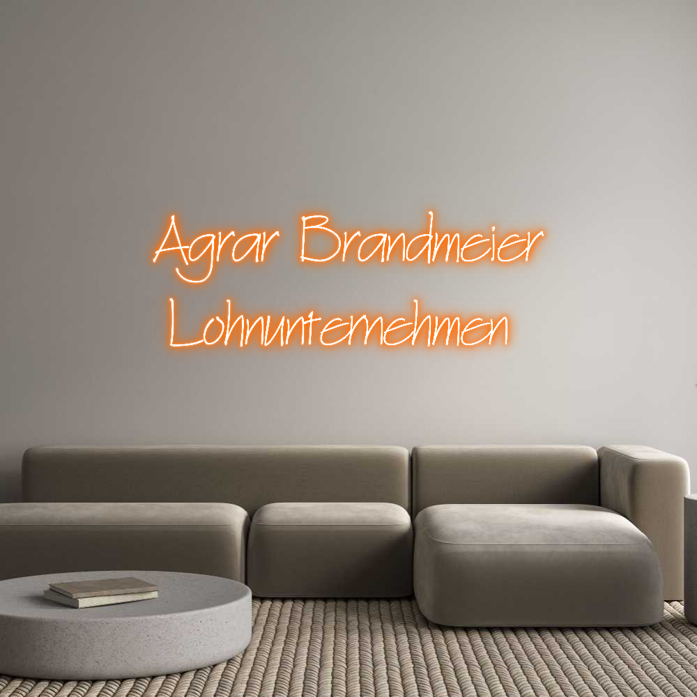 Individuelles Neon: Agrar Brandme...