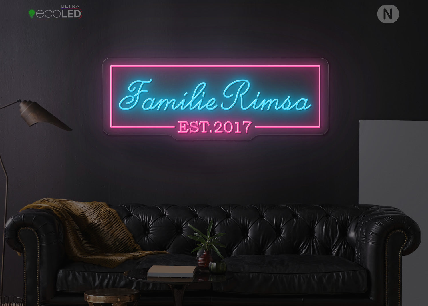 Individuelles Neonschild
