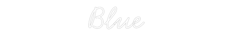 Individuelles Neon: Blue