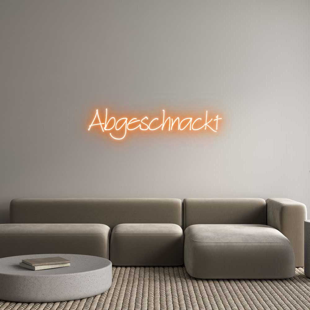 Individuelles Neon: Abgeschnackt