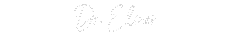 Individuelles Neon: Dr. Elsner