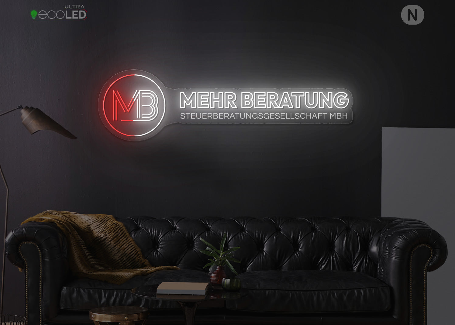 Individuelles Neonschild