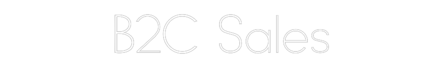 Individuelles Neon: B2C Sales