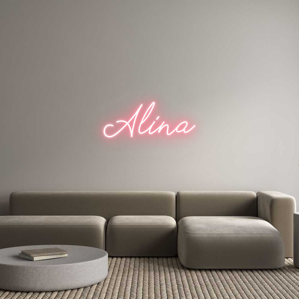 Individuelles Neon: Alina