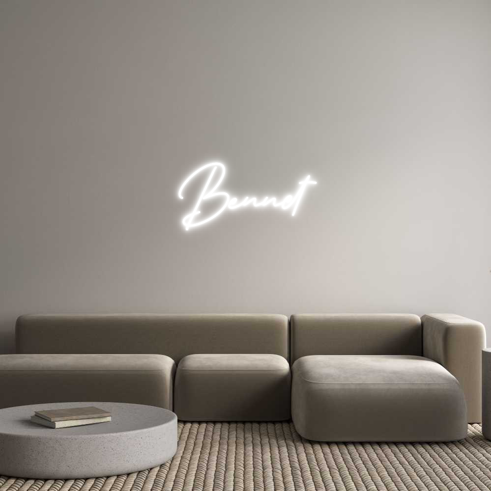 Individuelles Neon: Bennet