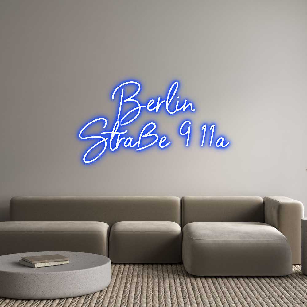 Individuelles Neon: Berlin
Straß...