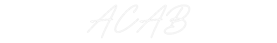 Individuelles Neon: ACAB