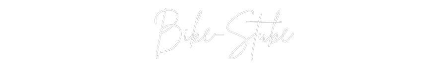 Individuelles Neon: Bike-Stube