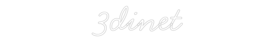 Individuelles Neon: 3dinet