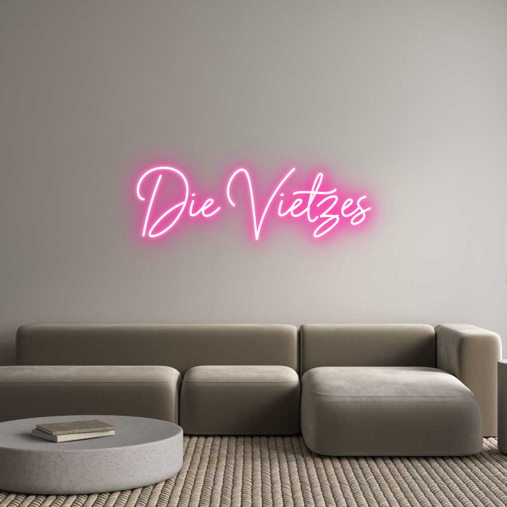 Individuelles Neon: Die Vietzes