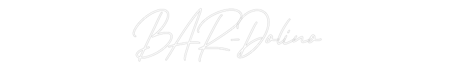 Individuelles Neon: BAR-Dolino