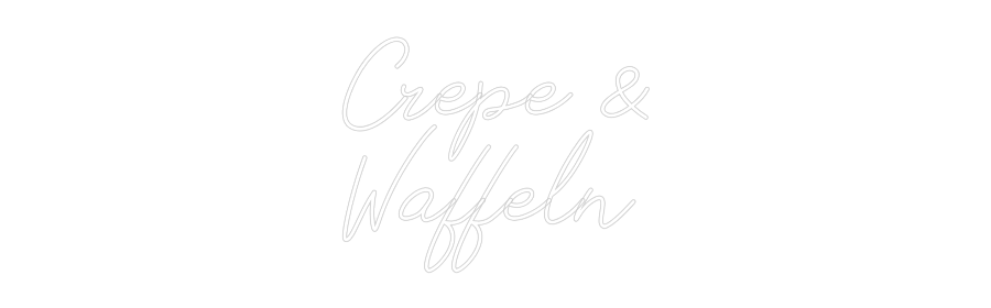 Individuelles Neon: Crepe &
Waff...