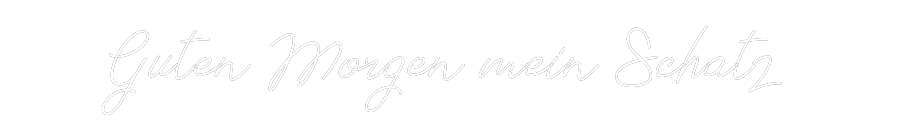Individuelles Neon: Guten Morgen ...