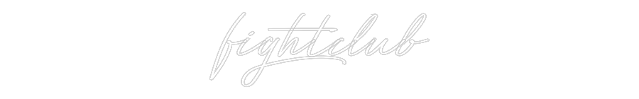 Individuelles Neon: fightclub
