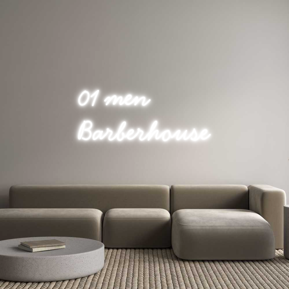 Individuelles Neon: 01 men
Barbe...