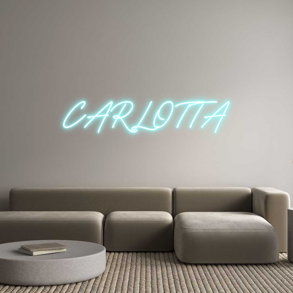 Individuelles Neon: CARLOTTA