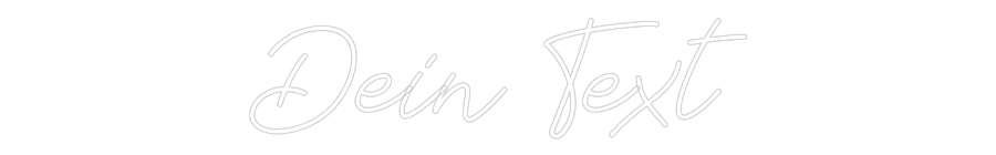Individuelles Neon: Dein Text