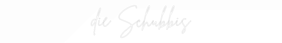 Individuelles Neon: die Schubbis