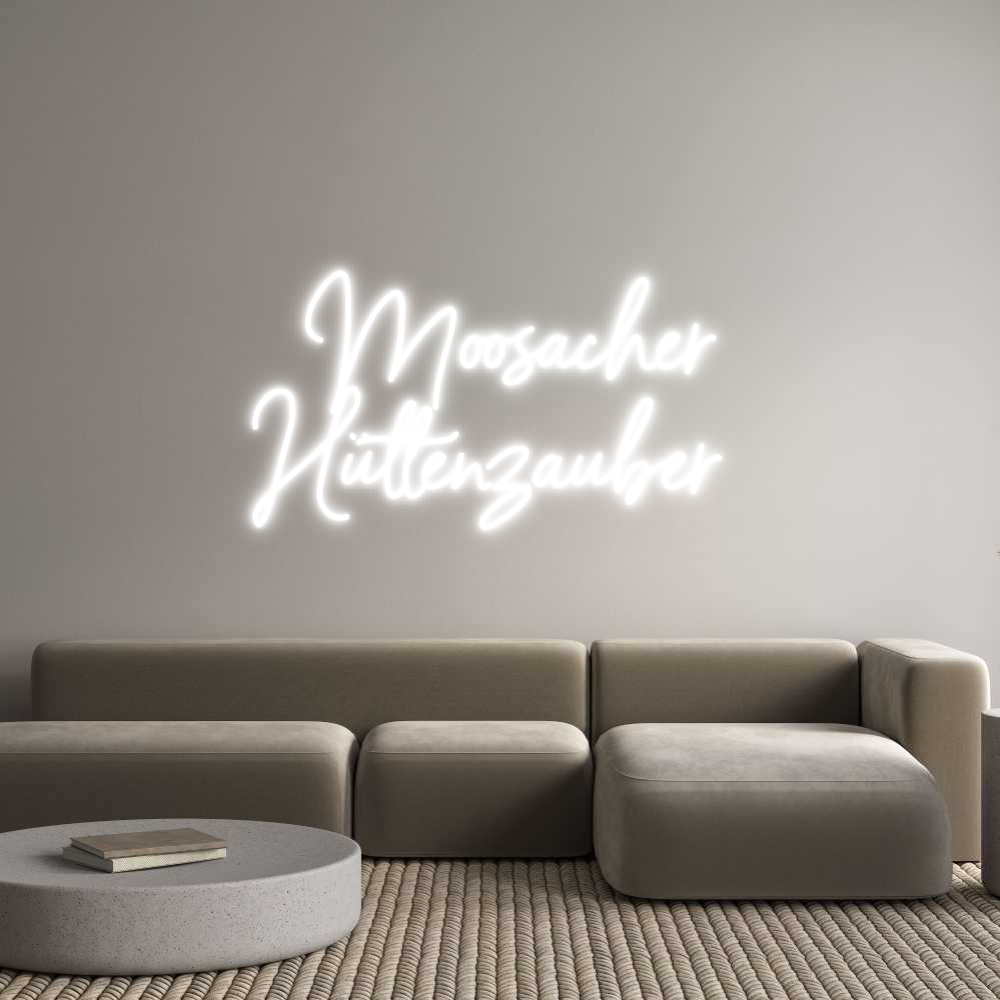 Individuelles Neon: Moosacher
...