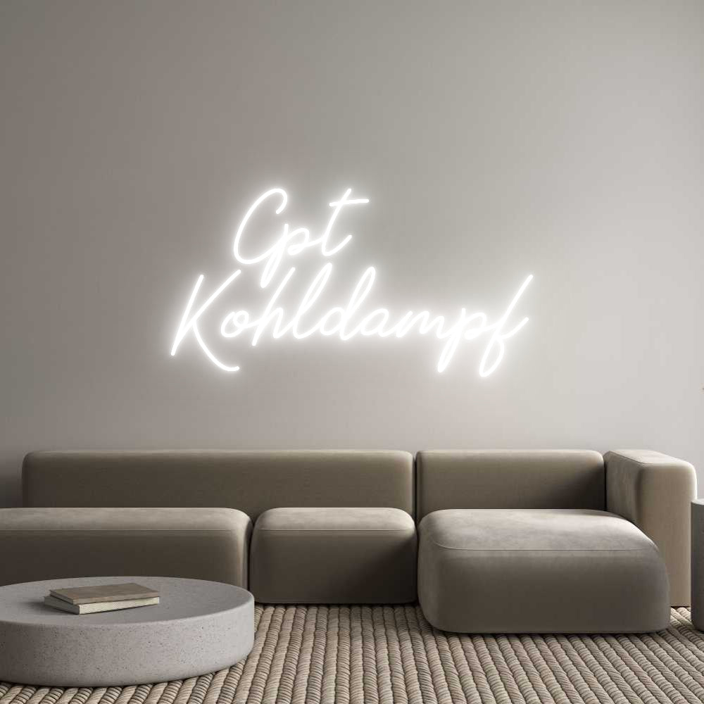 Individuelles Neon: Cpt
Kohld...
