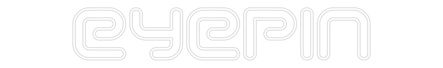 Individuelles Neon: eyepin
