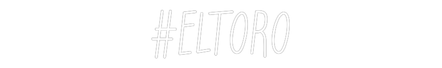 Individuelles Neon: #ELTORO