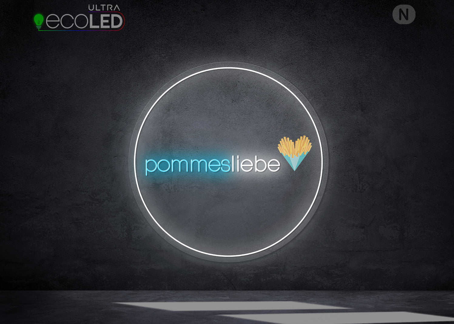 Individuelles Neonschild