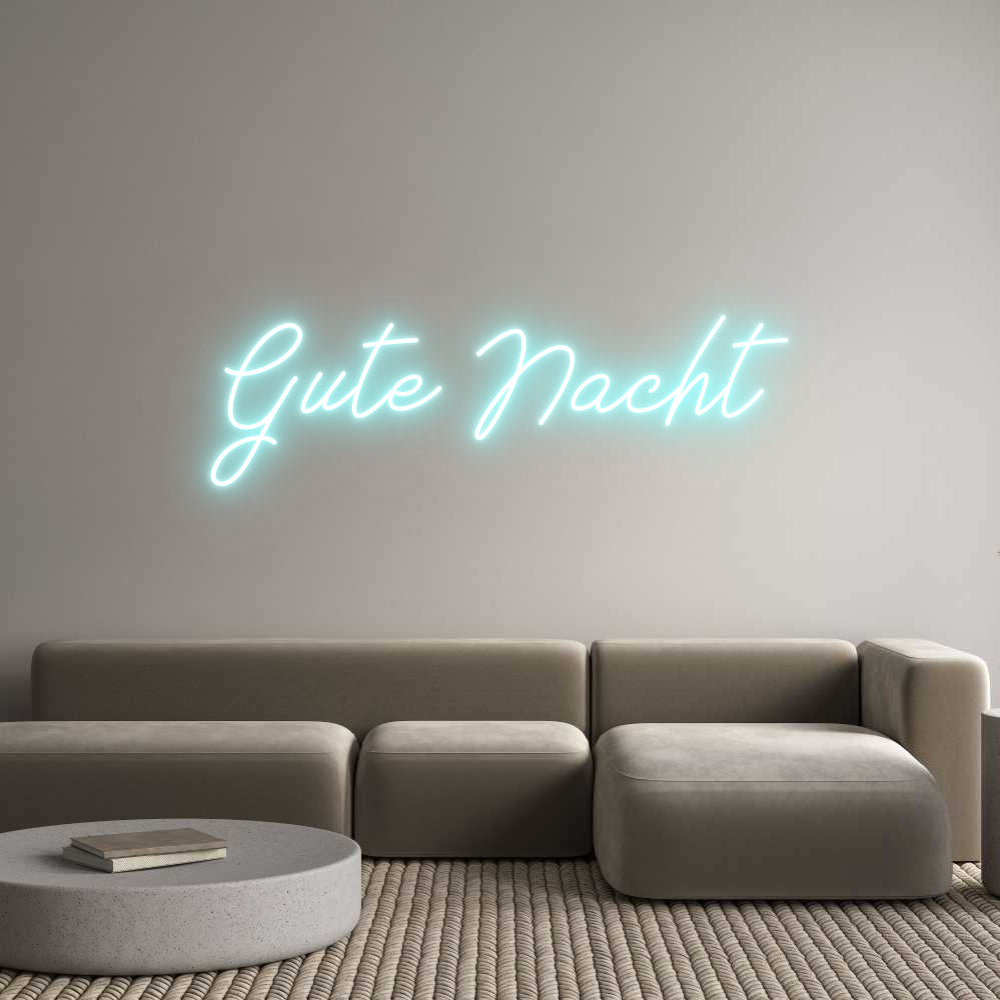 Individuelles Neon: Gute Nacht