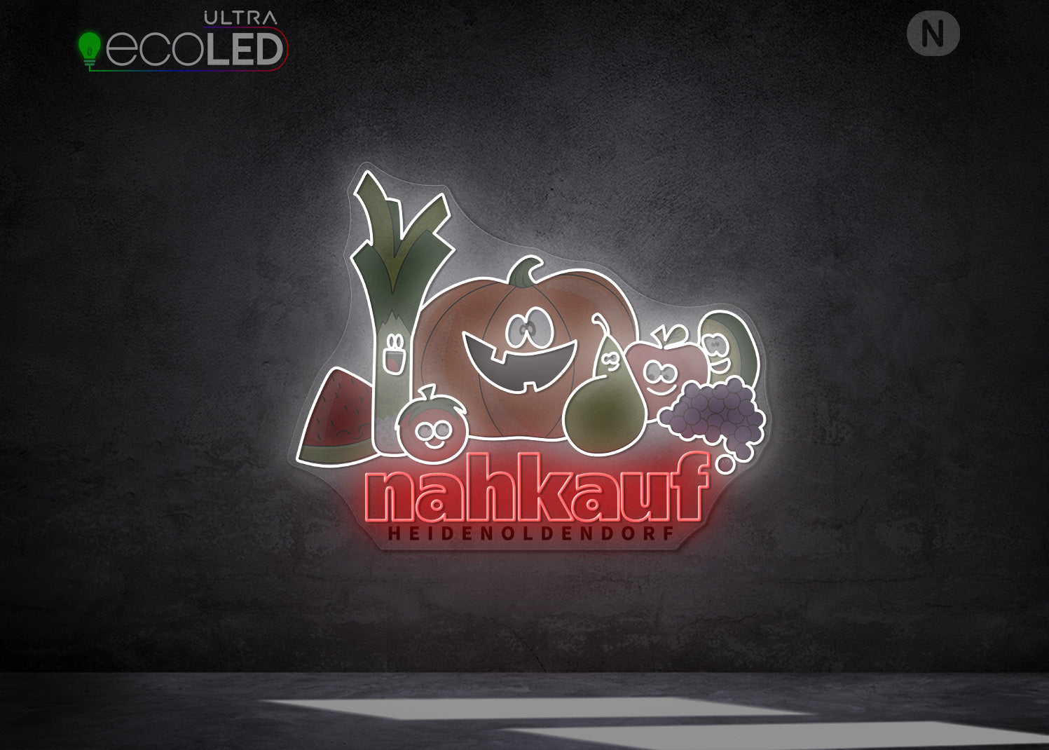 Individuelles Neonschild