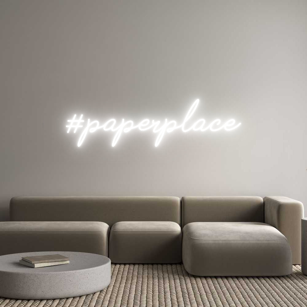 Individuelles Neon: #paperplace