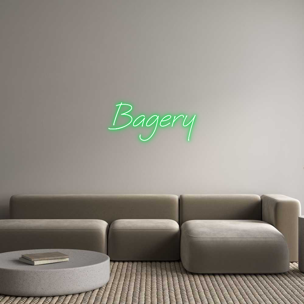 Individuelles Neon: Bagery