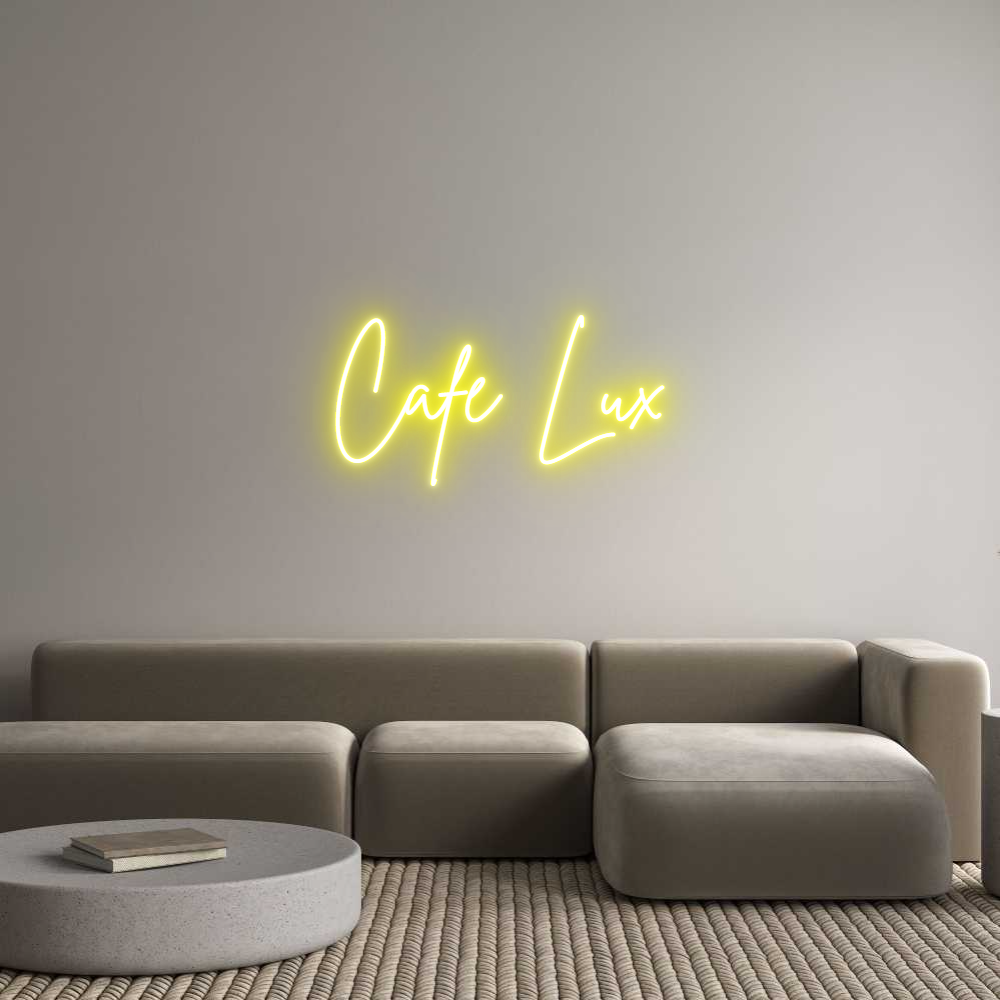 Individuelles Neon: Cafe Lux